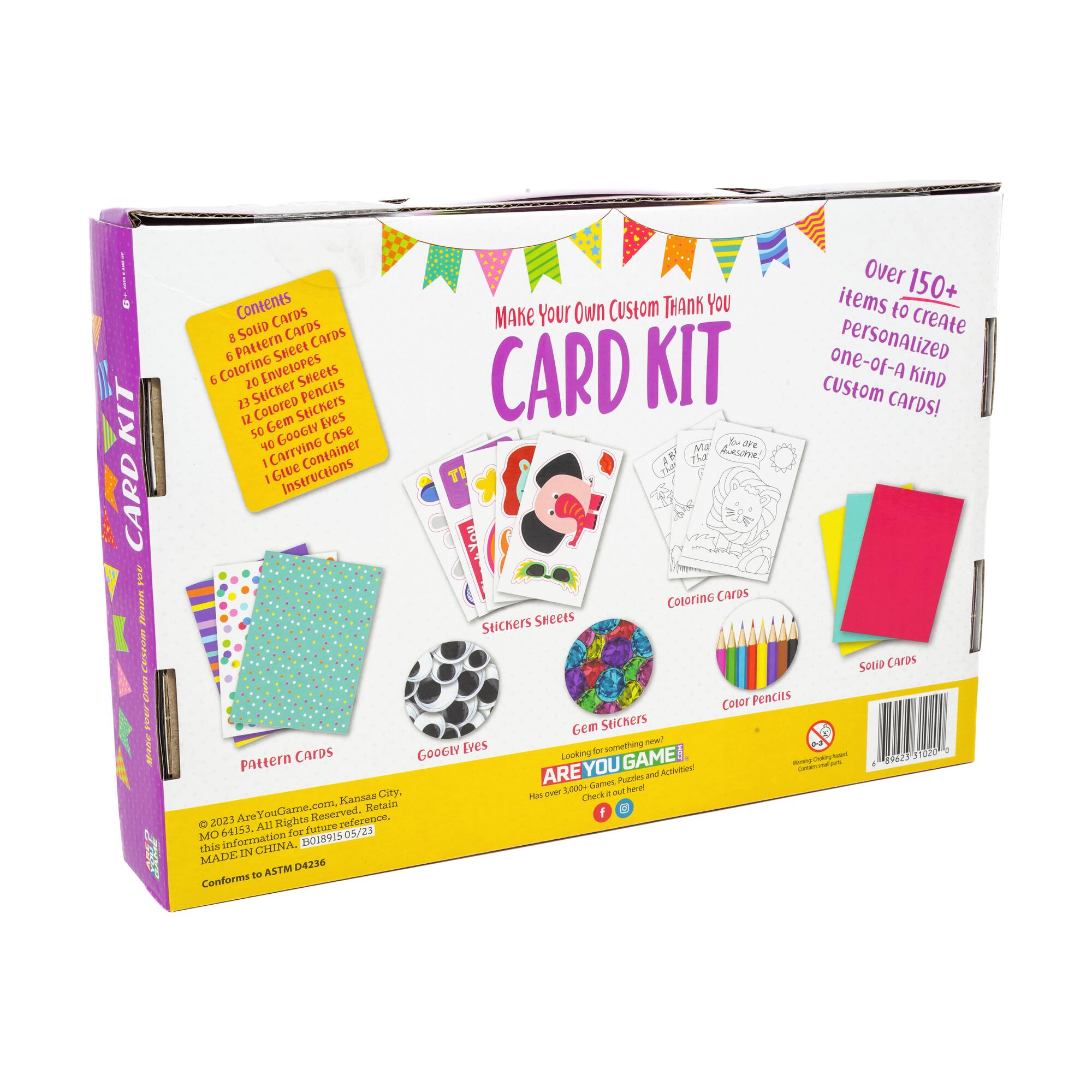 Make Your Own Custom Thank You Card Kit